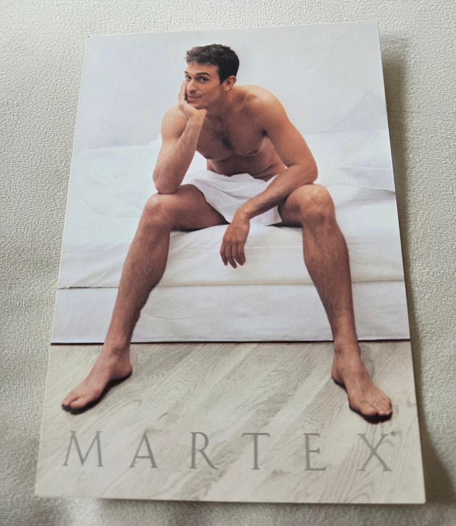 Martex - Sexy naakte man onder witte lakens, Verzenden, 1980 tot heden, Ongelopen, Overige thema's