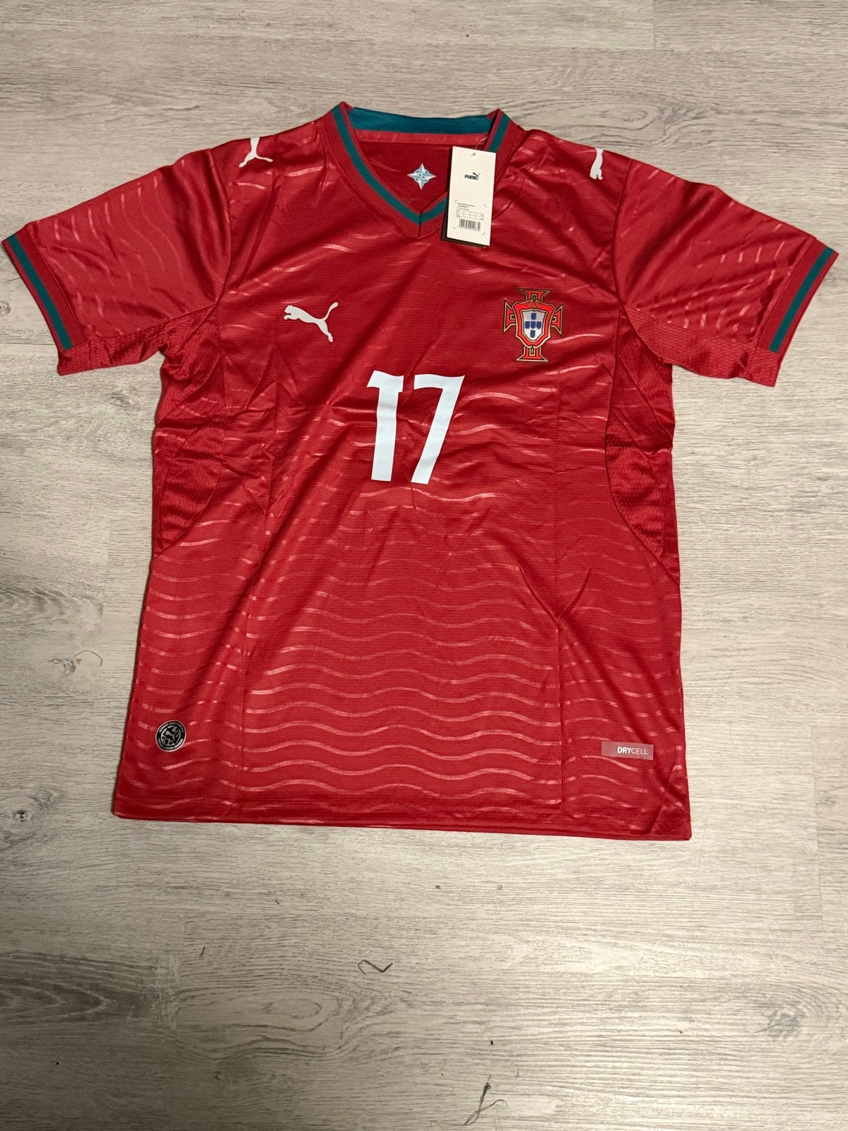 Puma Rafael Leao Portugal Thuisshirt 17 Maat L, Maat 52/54 (L), Nieuw, Ophalen of Verzenden, Voetbal