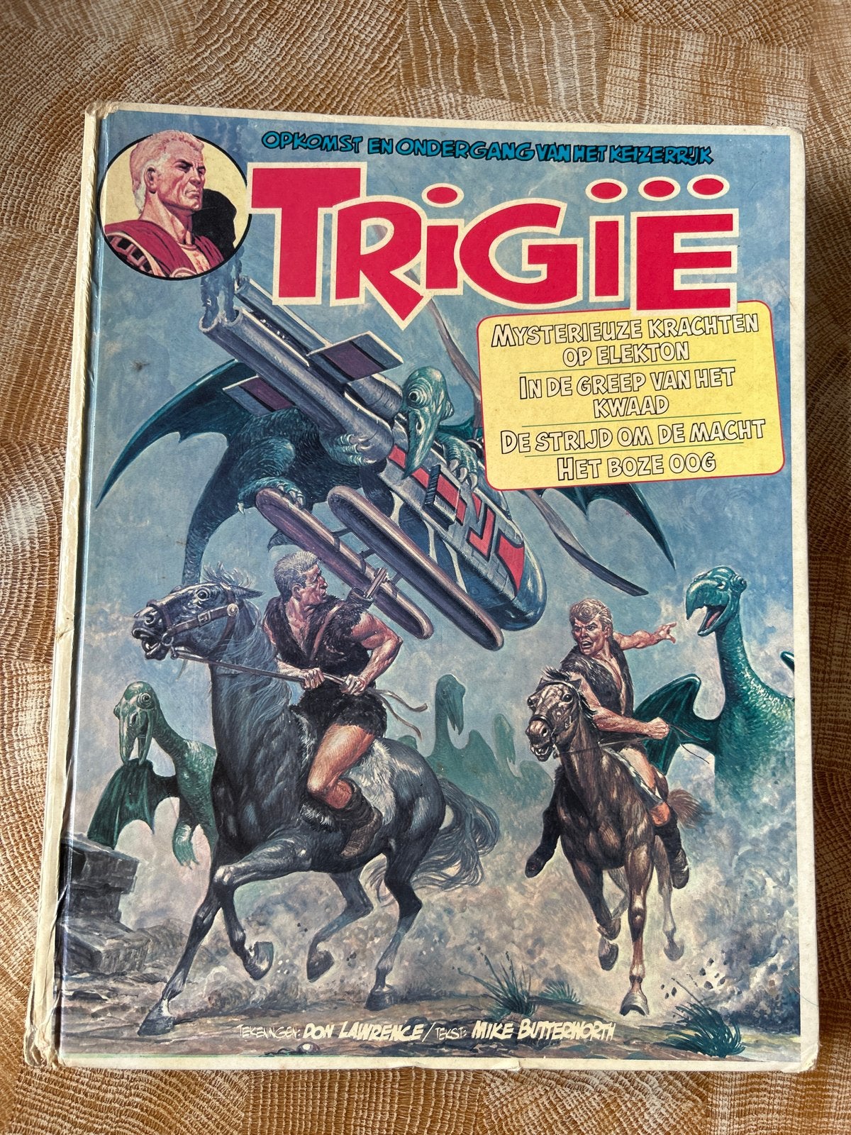 Trigië Verzamelalbum 2 HARDCOVER (HC) - Don Lawrence -Oberon, Boeken, Eén stripboek, Ophalen of Verzenden, Gelezen