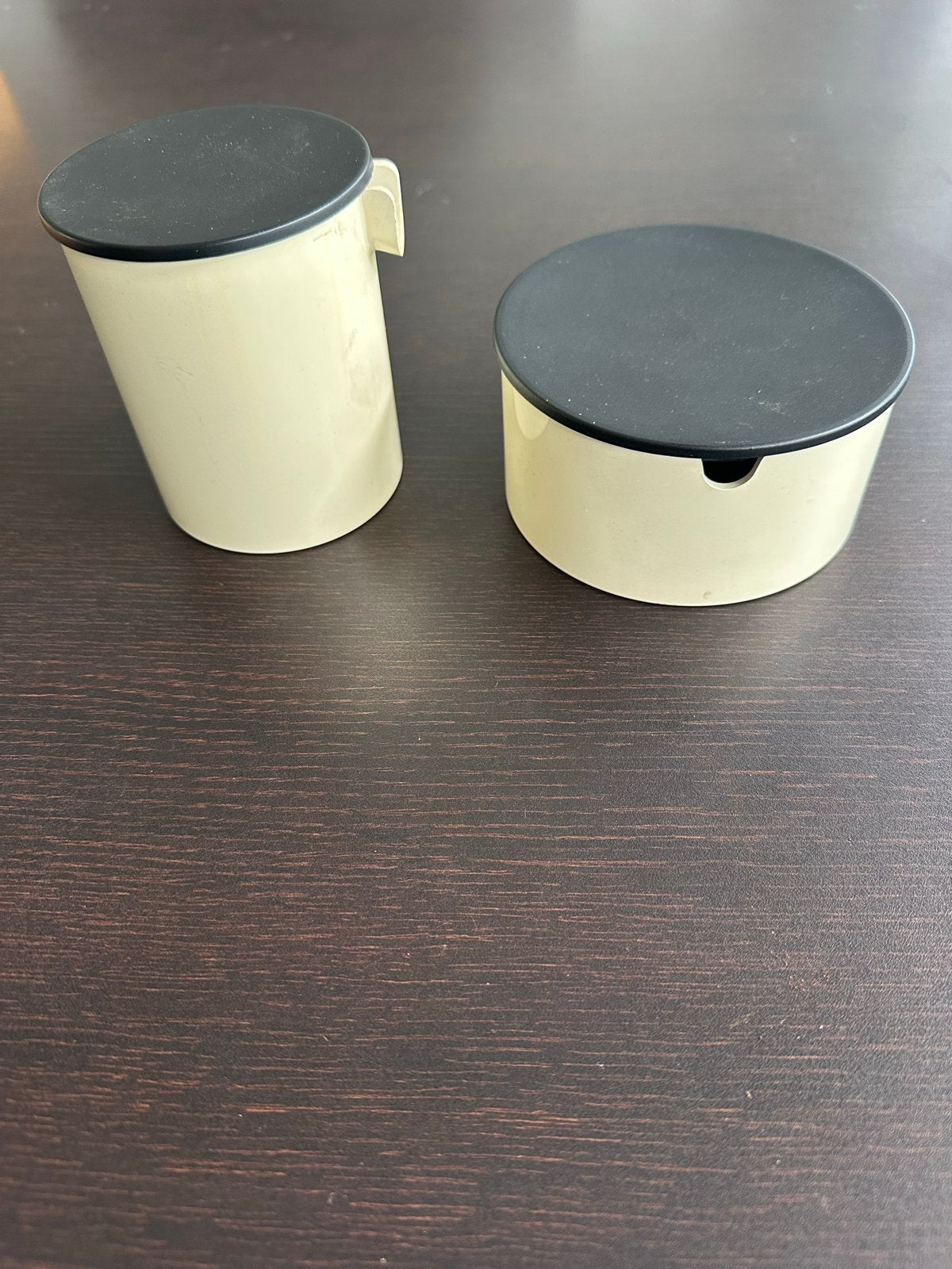 Stelton Erik Magnussen melk en suikerpot, Made in Denmark, Gebruikt, Kunststof, Ophalen of Verzenden, Voorraadpot