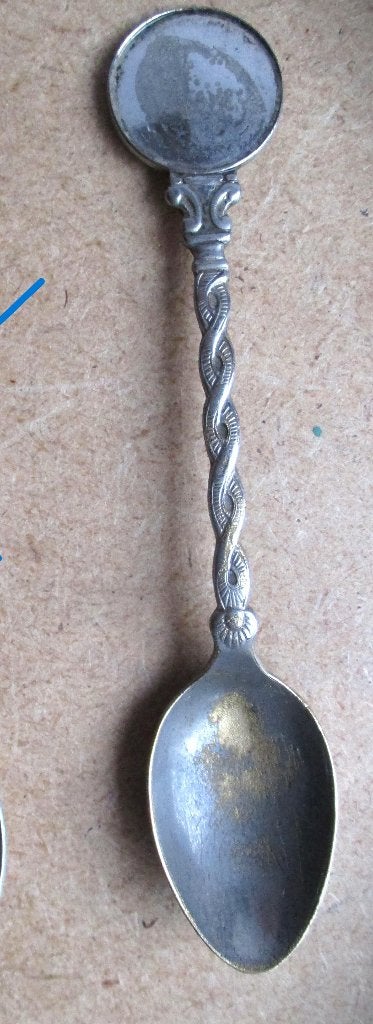Theelepel Zilver kleur Zilverstad~Lepel~Antiek lepeltje, Antiek en Kunst, Antiek | Bestek, Ophalen of Verzenden