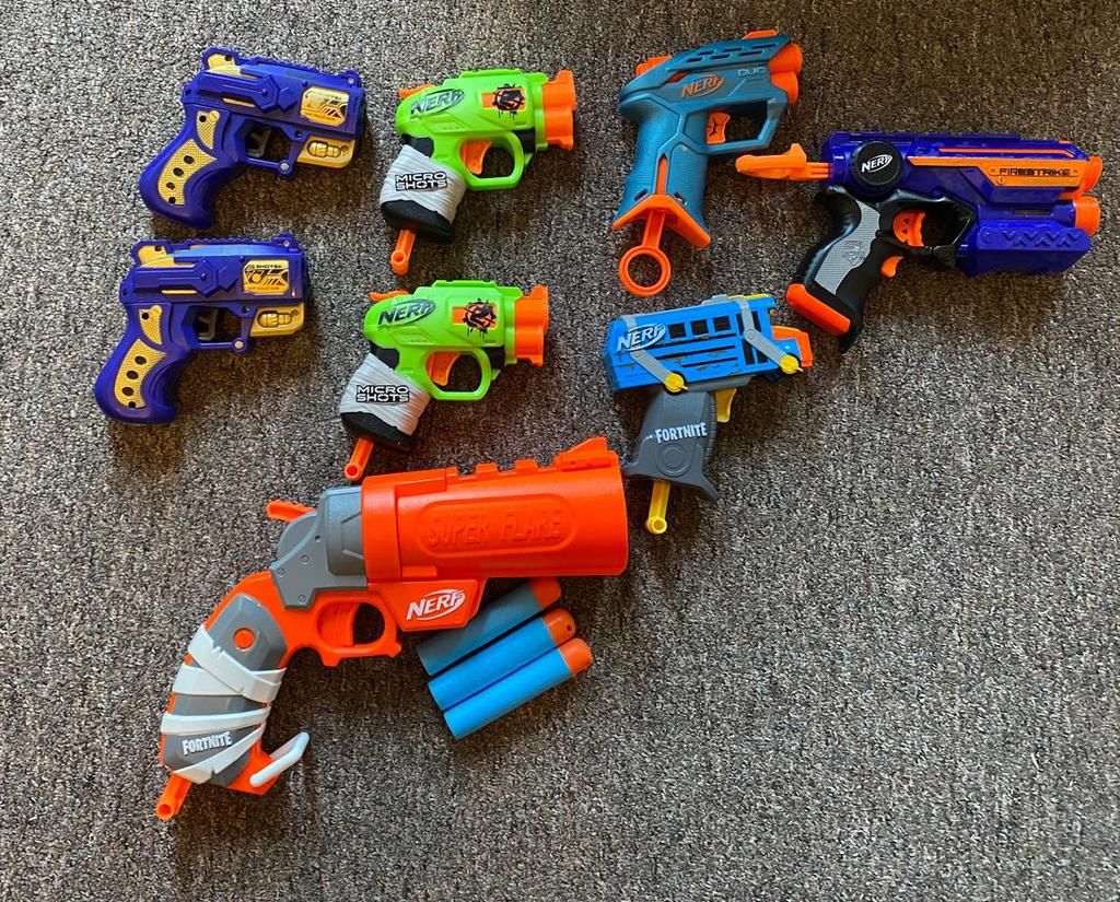 Nerf guns te koop, Kinderen en Baby's, Speelgoed | Buiten | Actiespeelgoed, Gebruikt, Ophalen of Verzenden