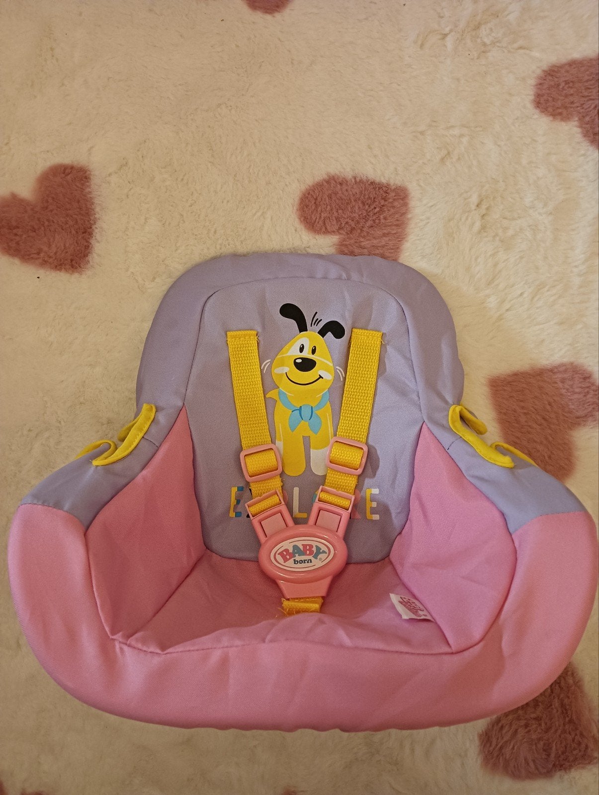 baby born autostoel, Kinderen en Baby's, Ophalen of Verzenden, Zo goed als nieuw, Babypop