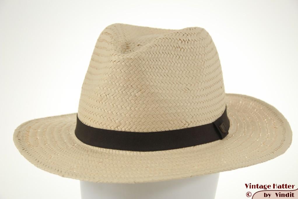 Zomer gleufhoed Brixton Passage Sun Hat Natural 55-57 Nieuw, Hoed, Nieuw, Ophalen of Verzenden, 57 cm (M, 7⅛ inch) of minder