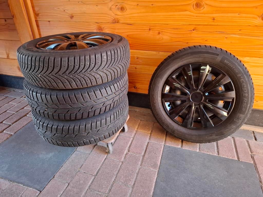Winterbanden incl. velgen VW Polo R14 175/70, Auto-onderdelen, Banden en Velgen, Ophalen, 14 inch, Gebruikt, 175 mm