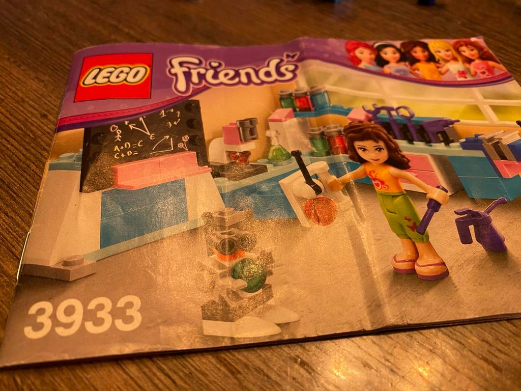Lego Friends 3933 - Olivia's Uitvindingen Werkplaats, Ophalen of Verzenden, Gebruikt, Complete set, Lego