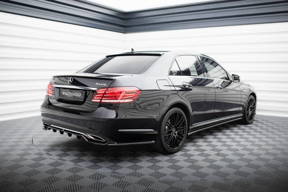 Voorlip sideskirts diffuser spoiler - Mercedes E-Klasse W212, Auto diversen, Tuning en Styling, Ophalen of Verzenden
