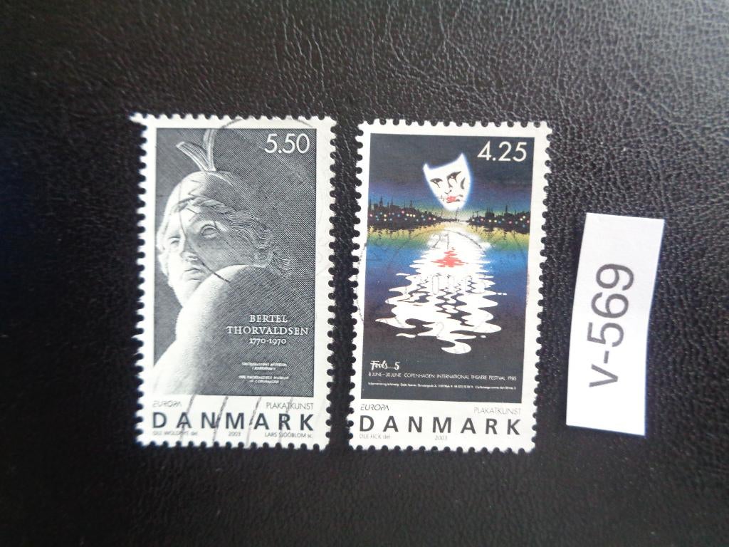 denemarken - europa zegels 2003 (v-569), Ophalen of Verzenden, Denemarken, Gestempeld