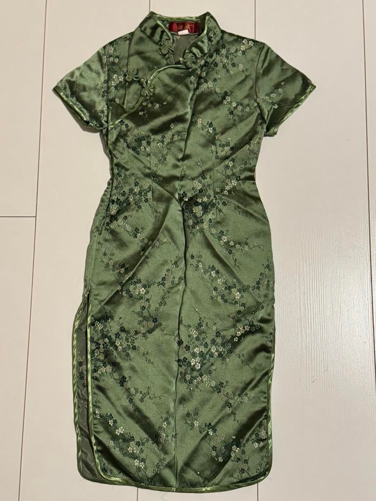 Jurkje in Chinese stijl - Maat 110, Kinderen en Baby's, Ophalen of Verzenden, Zo goed als nieuw, Meisje, Jurk of Rok