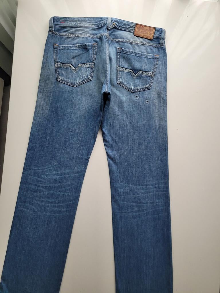 CLASSIC VINTAGE DIESEL LARKEE SUPERDESTROY JEANS SIZE 34/34!, Diesel, Blauw, Ophalen of Verzenden, Zo goed als nieuw