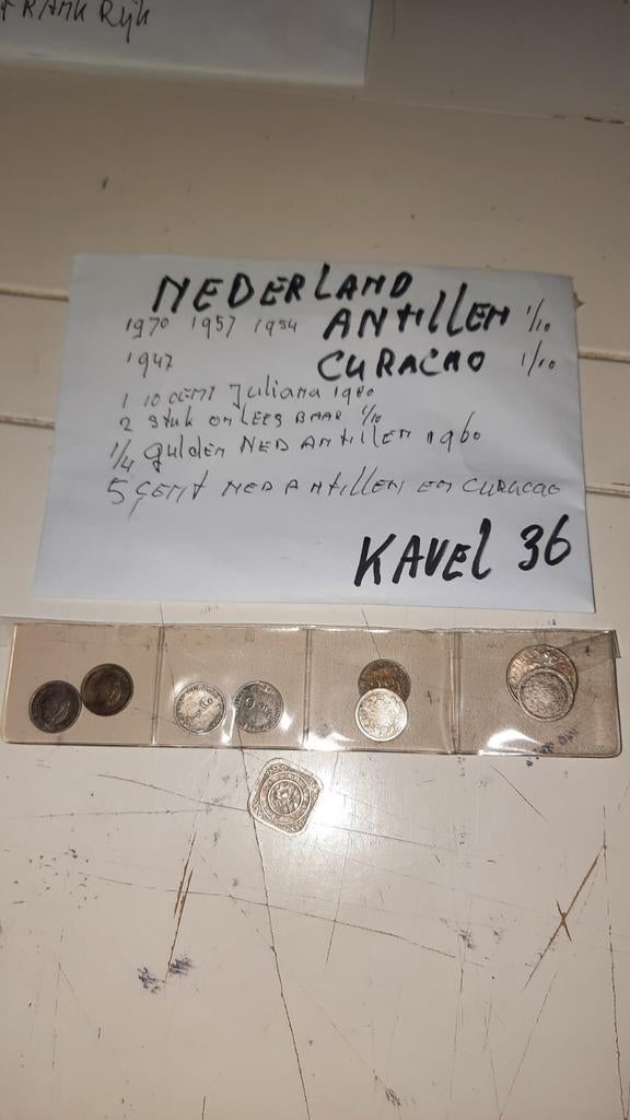 Nederlandse Antillen en Curacao Munten - Kavel 36, Verzenden