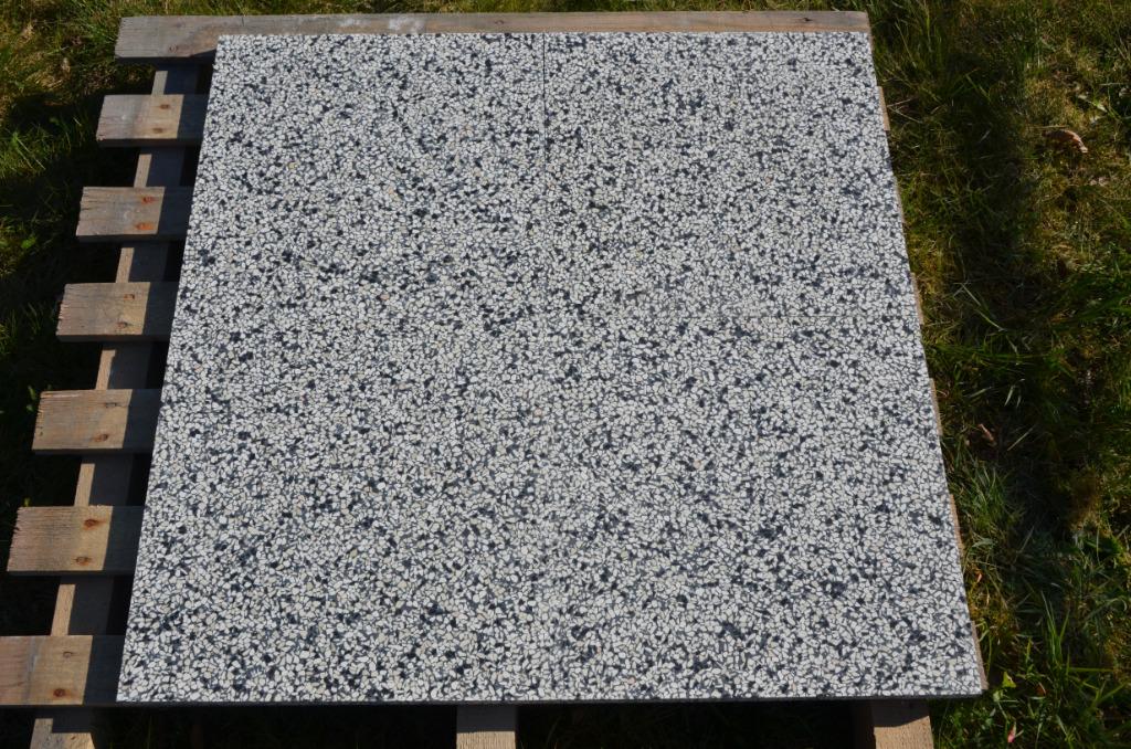 terrazzo tegels Amsterdam 40x40 granito jaren 30 wit zwart, Graniet, Nieuw, Ophalen of Verzenden, 20 tot 40 cm