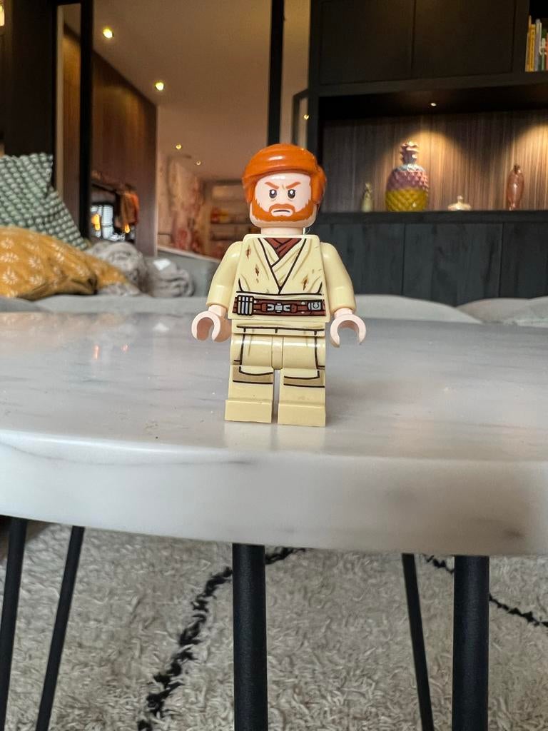 LEGO Star Wars Obi-Wan Kenobi Minifiguur sw0535, Ophalen of Verzenden, Gebruikt, Losse stenen, Lego
