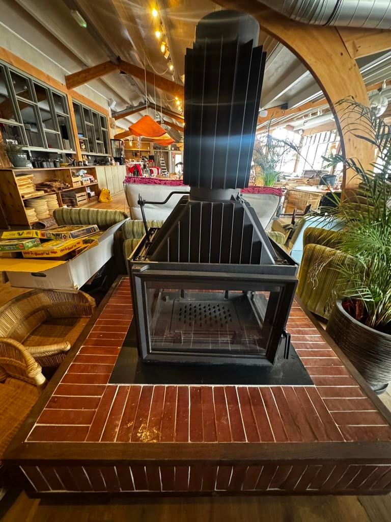 Houtkachel te koop, Huis en Inrichting, Kachels, Ophalen, Vrijstaand, Hout, Nieuw
