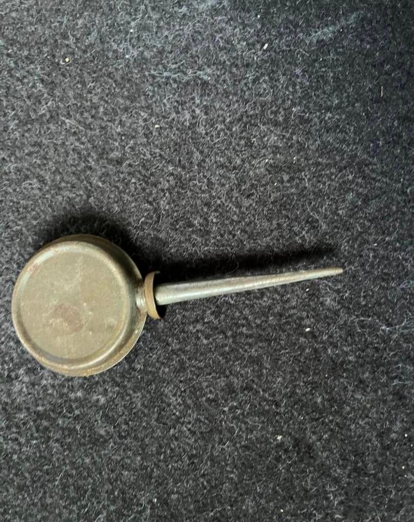 Antiek/vintage metalen oliespuitje, Ophalen of Verzenden