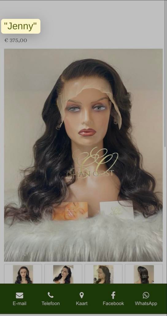 Nieuwe HD Lace Frontal Wig - 22/24 inch, Ophalen of Verzenden, Nieuw, Pruik of Haarverlenging