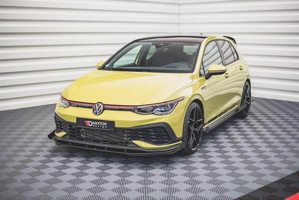 Race Voorlip sideskirt diffuser - Golf 8 GTI Clubsport, Auto diversen, Tuning en Styling, Ophalen of Verzenden