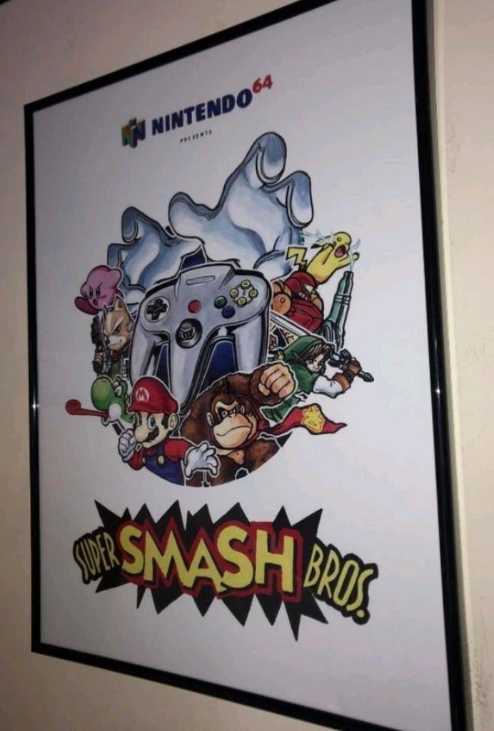 Super smash bros, Ophalen of Verzenden, Zo goed als nieuw, A1 t/m A3, Film en Tv