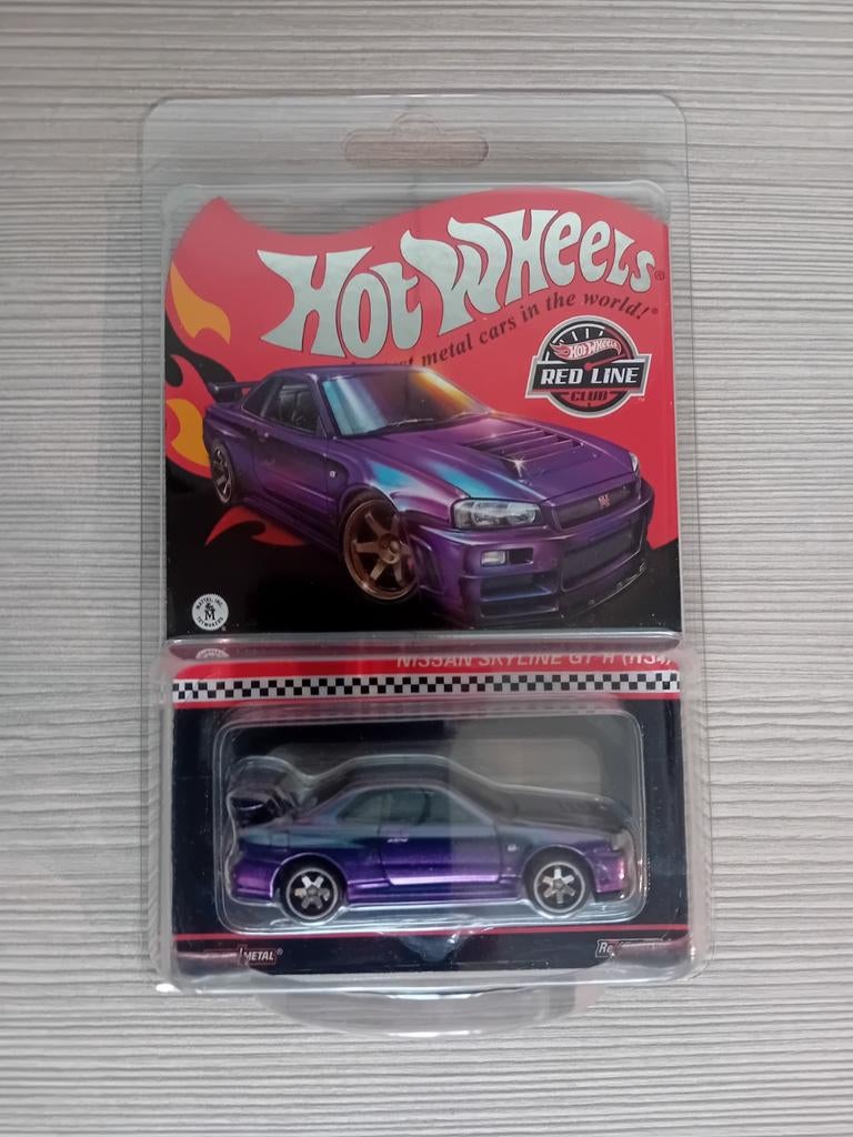 Hotwheels RLC nissan skyline r34 hot wheels, Ophalen of Verzenden, Nieuw