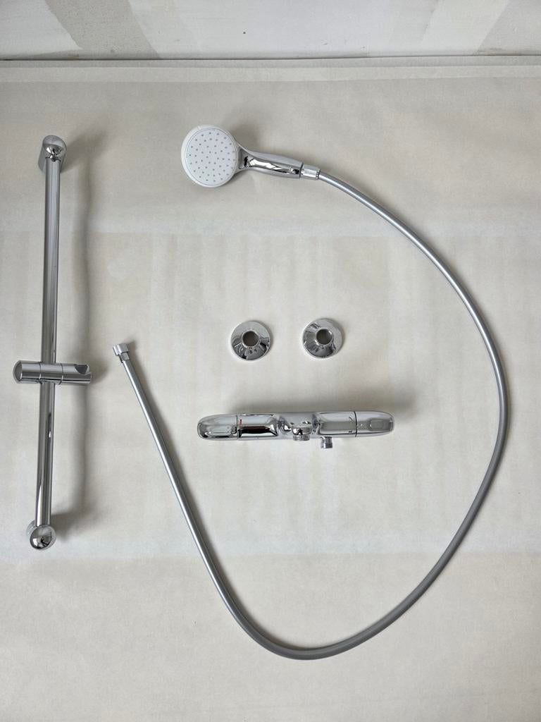 Grohe Douchethermostaat + Glijstangset - Nieuw!, Huis en Inrichting, Badkamer | Complete badkamers, Nieuw, Met douche, Ophalen of Verzenden