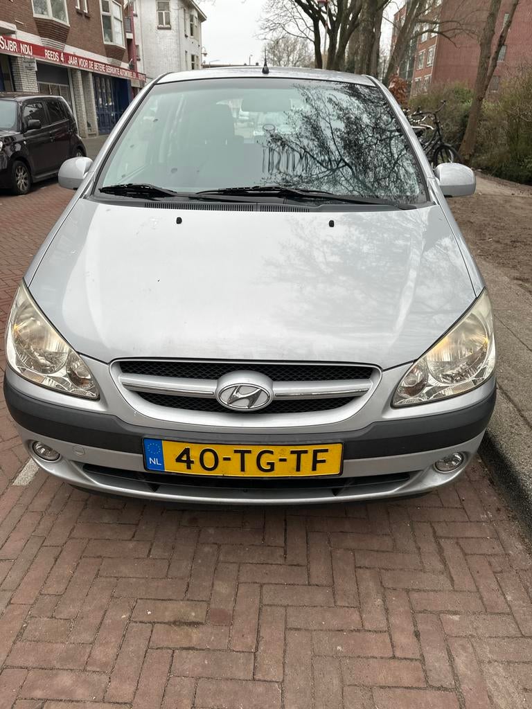 Hyundai Getz 1.4 5DRS 2006 Grijs, Voorwielaandrijving, 450 kg, 40 €/maand, 4 cilinders