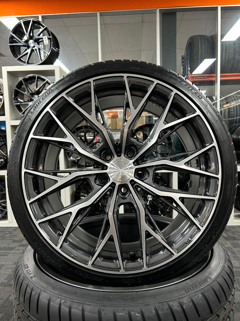 ACTIE | 19 INCH YANAR DNZ-20 VELGENSET 5X112 GOLF LEON A3, 19 inch, Banden en Velgen, Nieuw, Ophalen of Verzenden