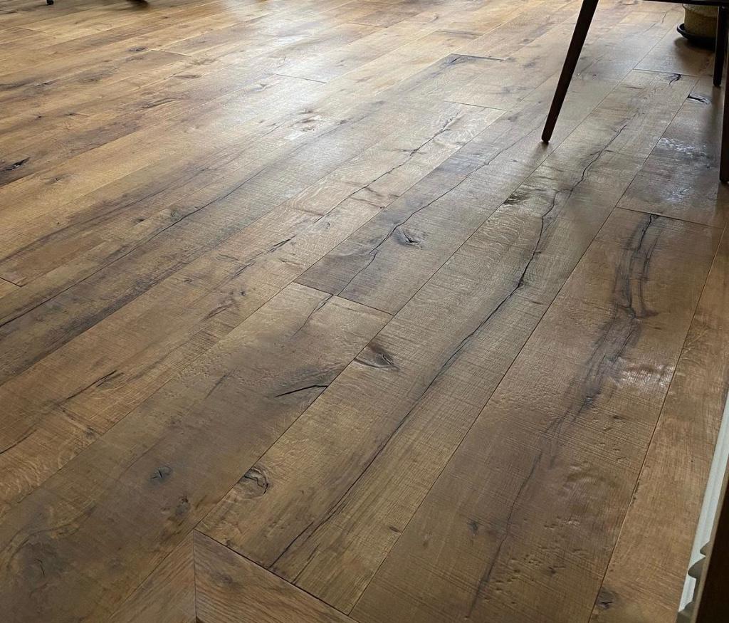 XXXL breed verouderd eiken vloer oud eiken vloerdelen parket, Ophalen of Verzenden, Nieuw, Hout, Parket