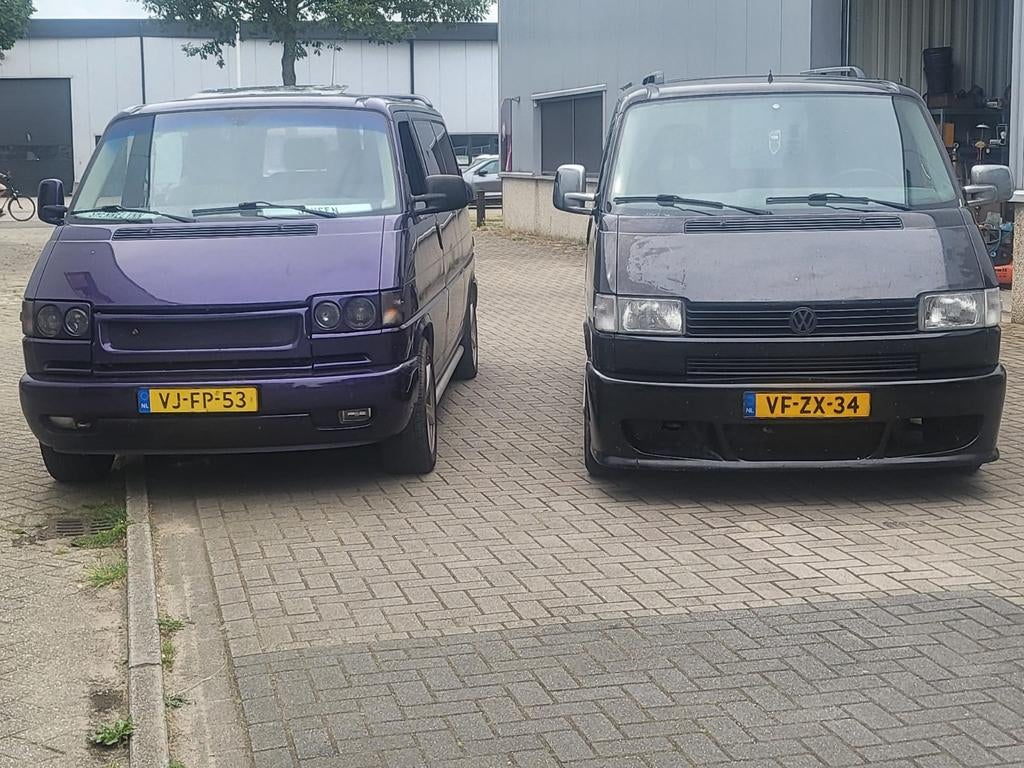 2x vw transporter t4 dubbele cabine, Te koop, Handgeschakeld, Diesel