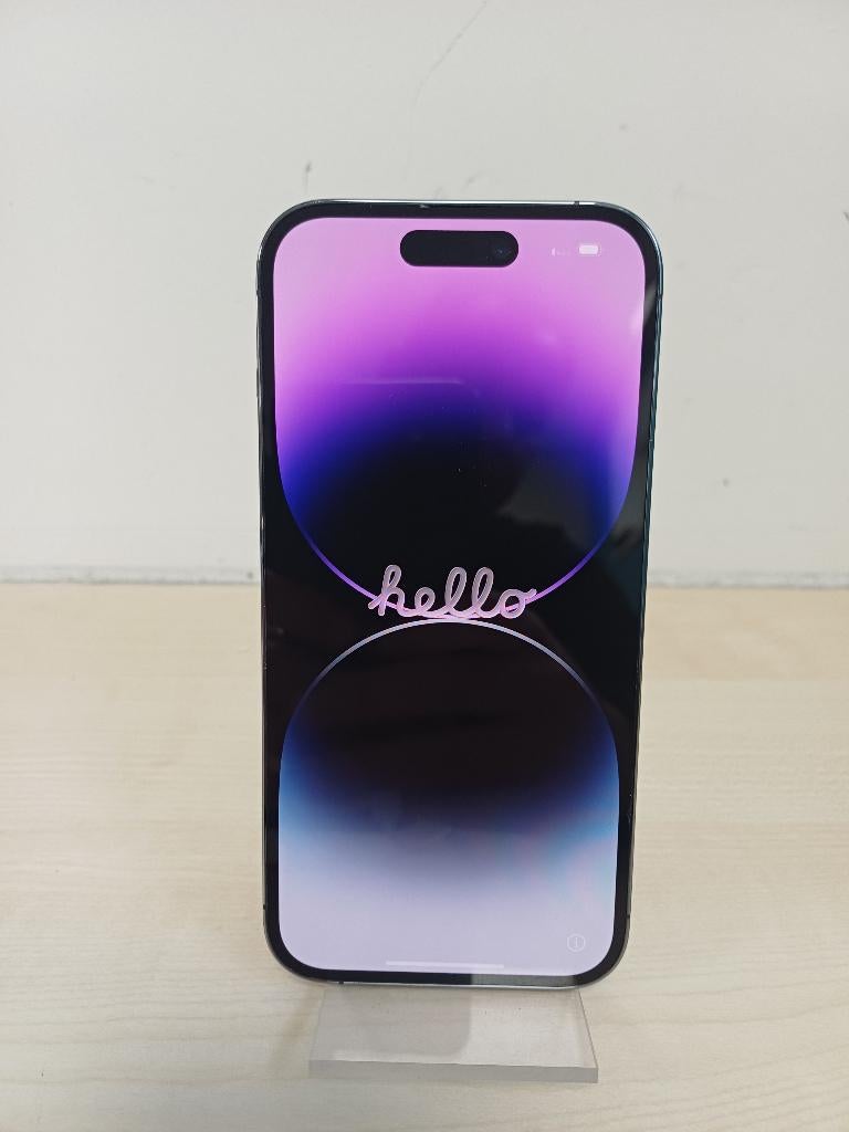 Apple iPhone 14 Pro 128GB Paars - 2e hands - 100%, Telecommunicatie, Mobiele telefoons | Apple iPhone, Zo goed als nieuw, 128 GB
