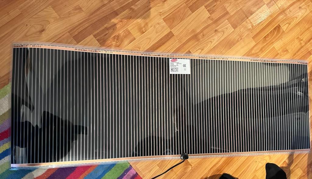 Heatek vloerkleed verwarming, Minder dan 30 cm, Radiator, Minder dan 60 cm, Ophalen of Verzenden