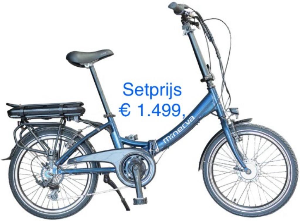 VOUWFIETSEN HALF GELD!!!, Fietsen en Brommers, Elektrische fietsen, Nieuw, Minder dan 47 cm, 50 km per accu of meer, Ophalen