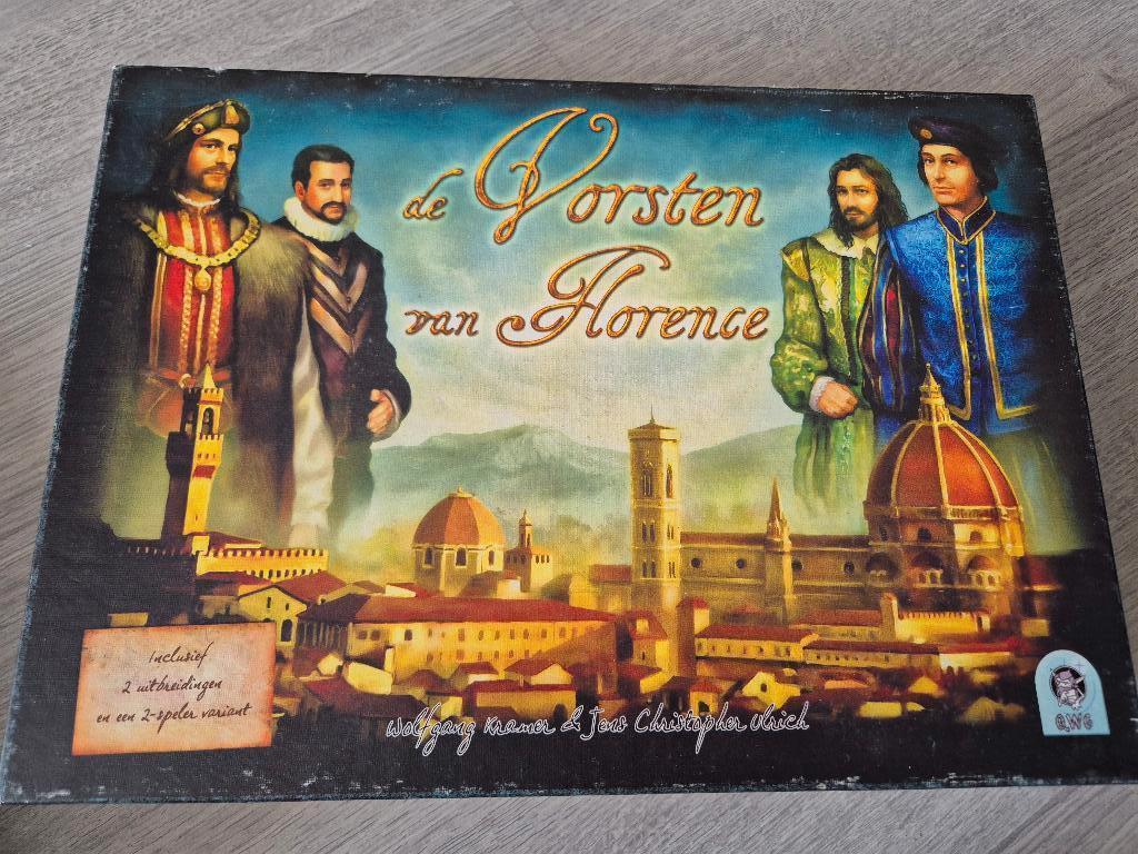 De Vorsten van Florence bordspel, Hobby en Vrije tijd, Gezelschapsspellen | Bordspellen, Ophalen of Verzenden, Zo goed als nieuw