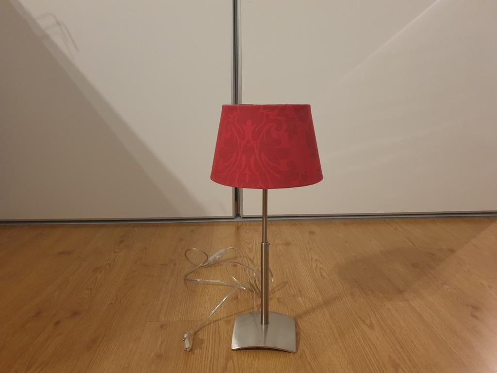 Tafellamp  met kapje de standaart is verstelbaar  in hoogte, Ophalen, Zo goed als nieuw, Minder dan 100 cm