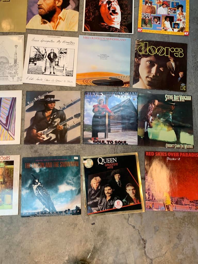 Partij lp’s 115 top artiesten stevie ray Vaughan pink floyd, Ophalen of Verzenden, Zo goed als nieuw, Overige formaten