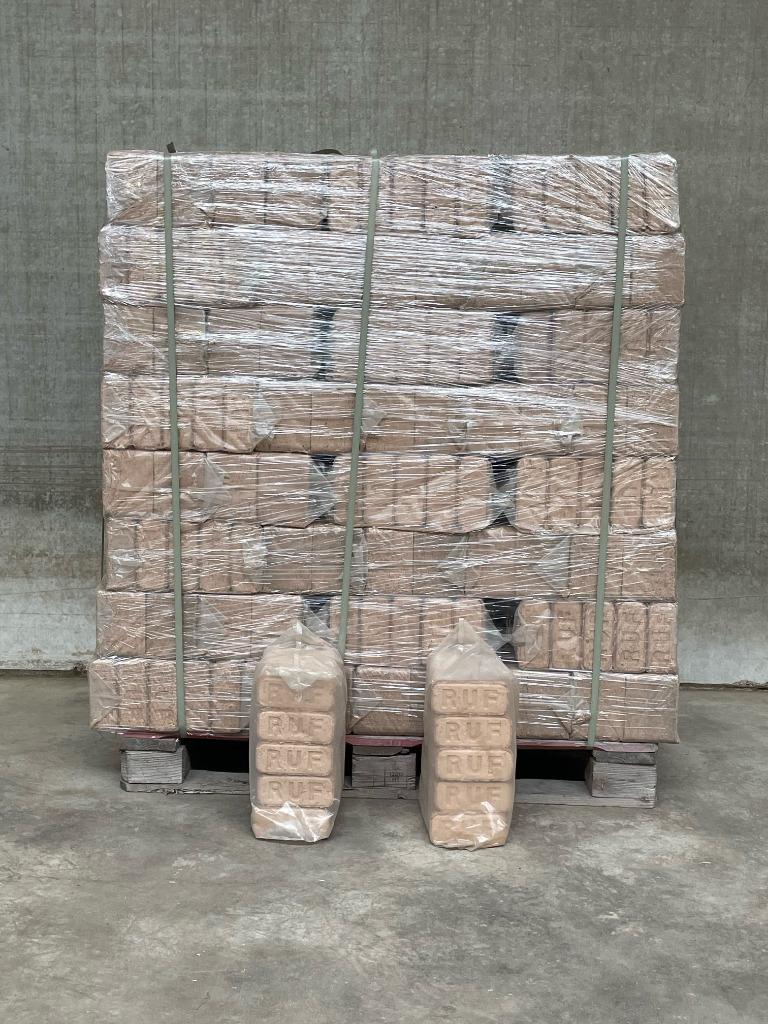 ruf briketten mix eik/beuk, Tuin en Terras, Haardhout, Minder dan 3 m³, Ophalen, Overige houtsoorten, Blokken