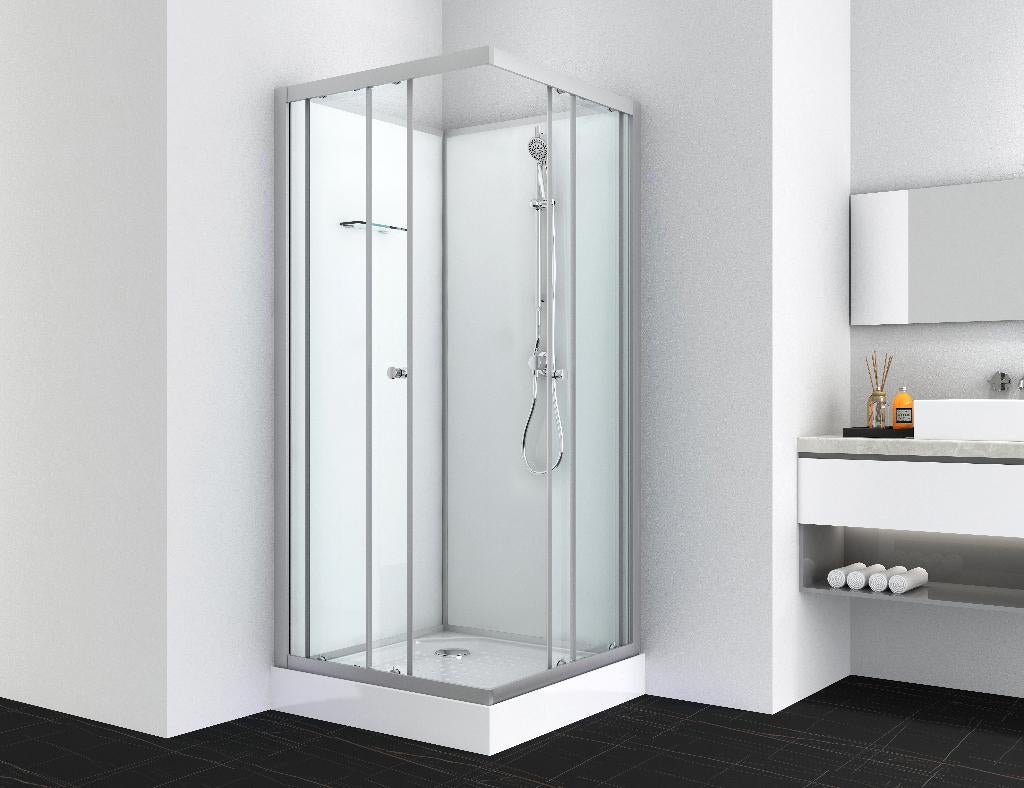 Complete Douchecabine 80x80x204 Wit + Achterwanden Compleet, Ophalen, Veenderveld 32,2371 TV Roelofarendsveen, Info@dealplein.nl