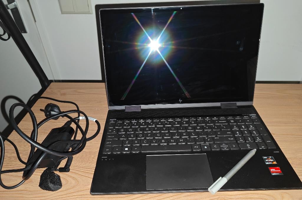 Laptop: HP Envy x360 15-ee0991nd, Computers en Software, Hp, Gebruikt, AMD Ryzen 7 4700U 8 CORE!, Met touchscreen
