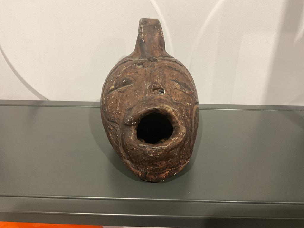 Vintage afrikaanse olie lamp, Ophalen of Verzenden