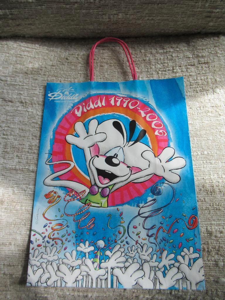1 Diddl TAS GROOT - TG26 / zak - DIDDL 1990-2005 = 15 jaar, Verzamelen, Diddl, Nieuw, Tas, Koffer of Zak, Diddl, Ophalen of Verzenden