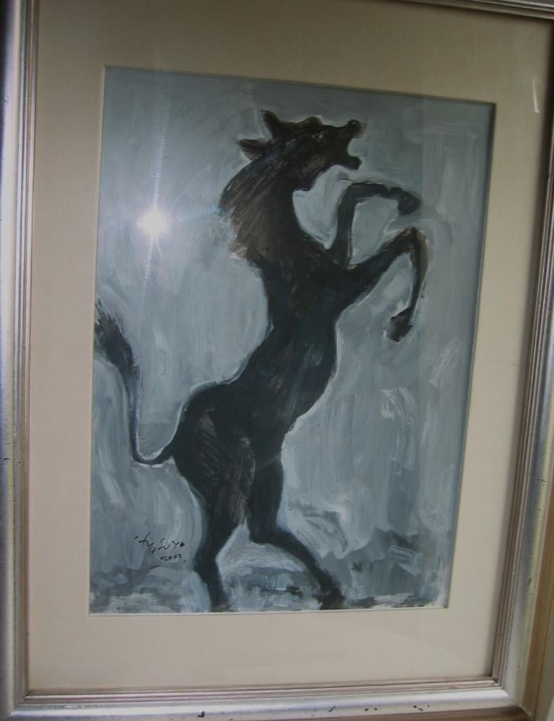 Steigerend paard  / Japanse kunstenaar, Ophalen