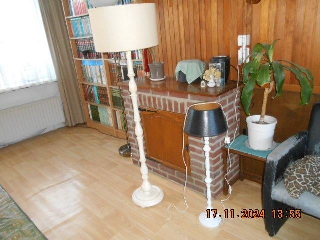 stalampen vintage, Huis en Inrichting, Lampen | Vloerlampen, Ophalen of Verzenden, Zo goed als nieuw, Minder dan 100 cm