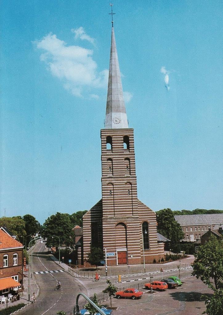 Meijel – St. Nicolaaskerk. Gelopen Rotterdam 1981., Ophalen of Verzenden, 1980 tot heden, Gelopen, Limburg