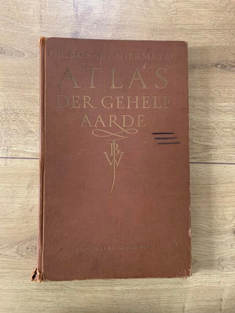 Oude Bosatlas - schoolatlas, Boeken, Atlassen en Landkaarten, Bosatlas, 1800 tot 2000, Wereld, Ophalen