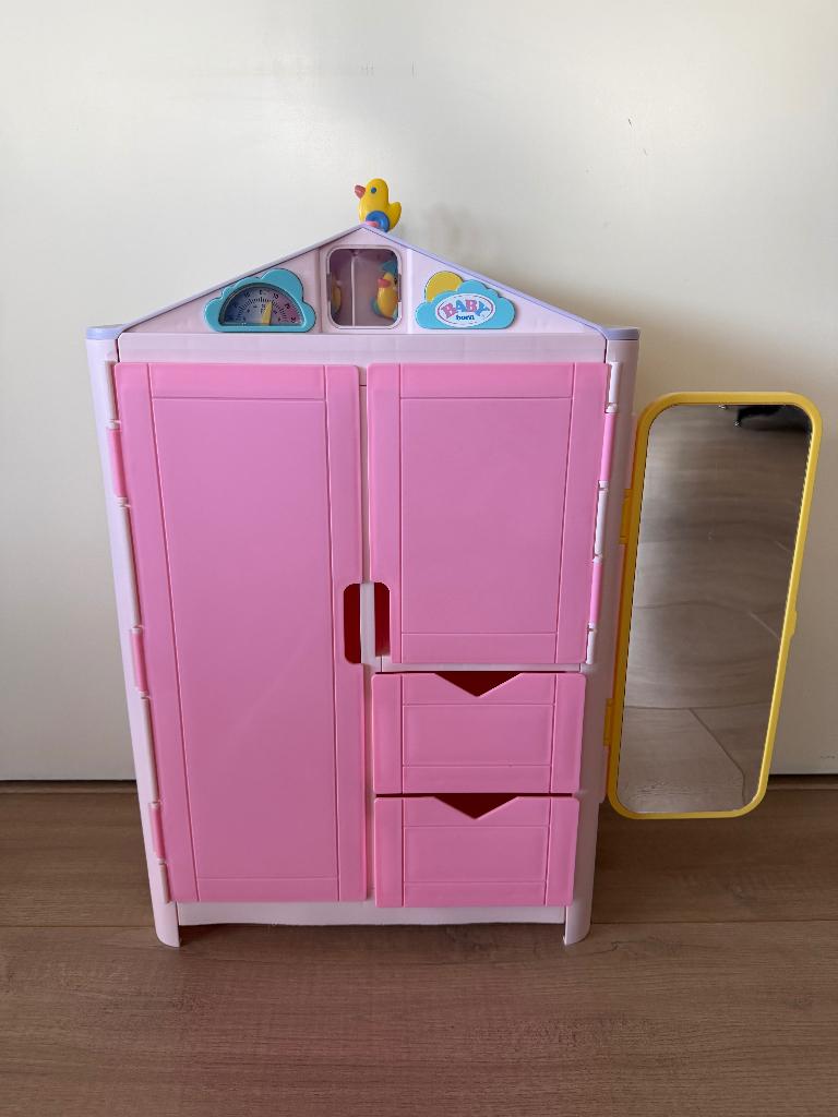 Baby Born kledingkast, Ophalen, Zo goed als nieuw, Babypop