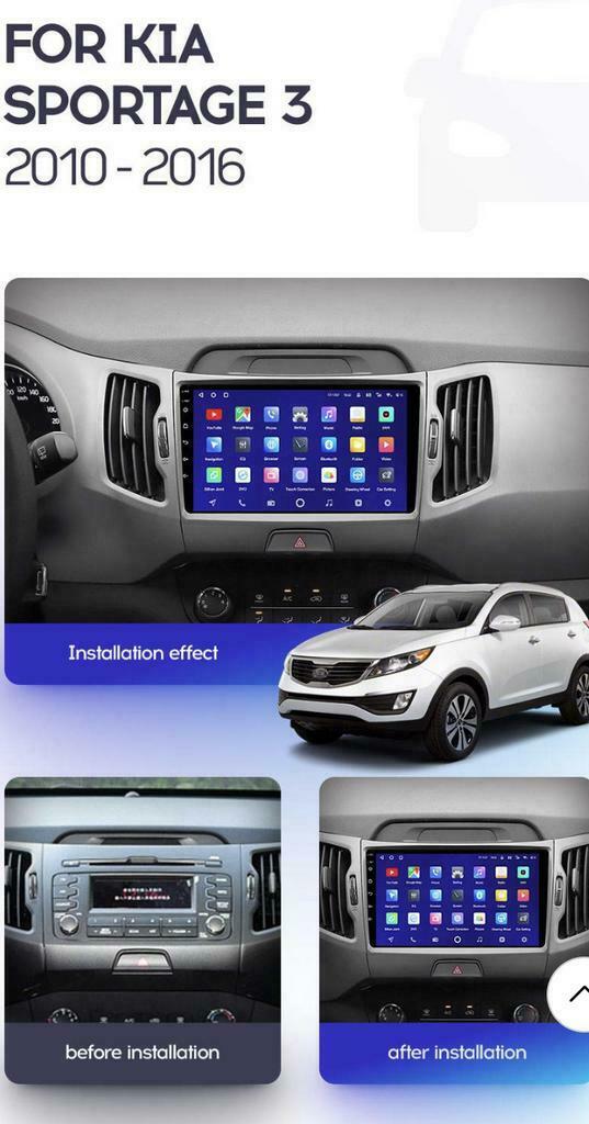 navigatie carplay KIA Sportage/RIO hyundai, Nieuw