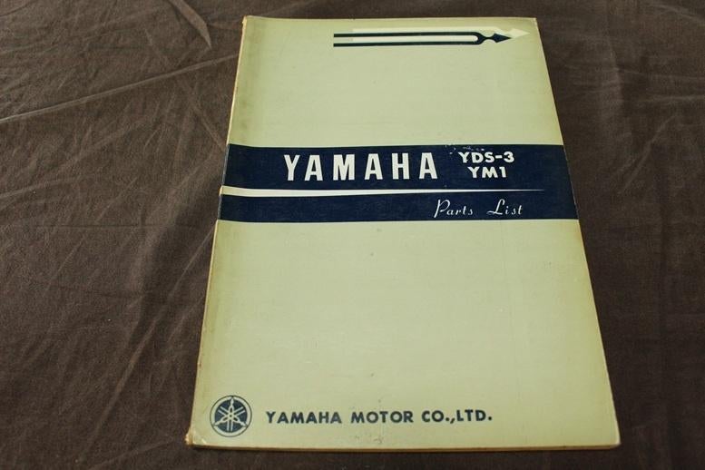 Yamaha 250cc YDS-3 300cc YM1 1966 motorcycle parts list, Motoren, Ophalen of Verzenden, Yamaha