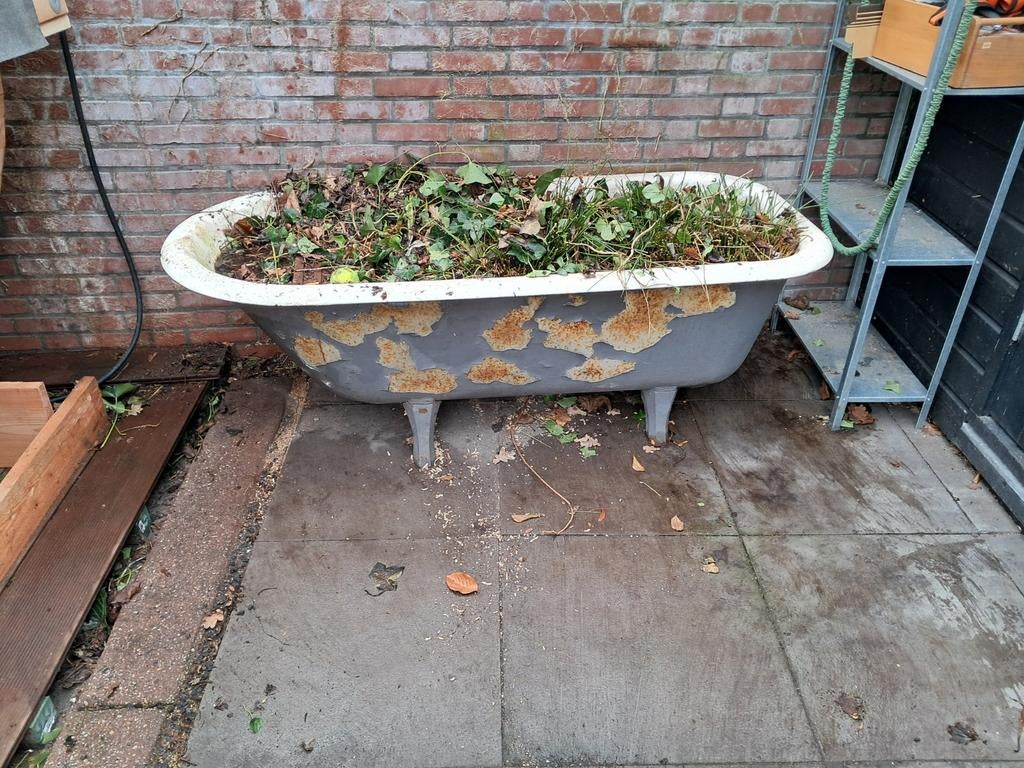 Gratis ophalen oud ijzer badkuip, Ophalen of Verzenden, Gebruikt