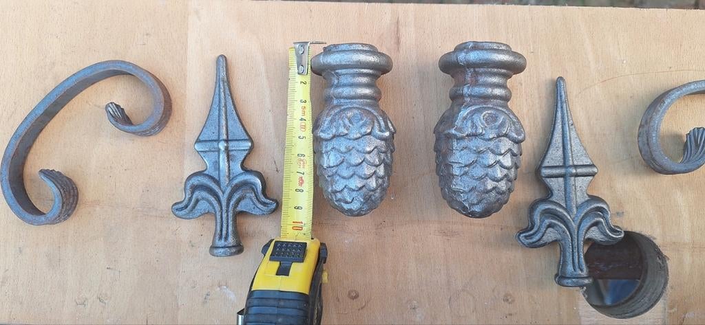 Smeedijzeren decoratie onderdelen, Ophalen, Gebruikt, IJzer, Overige typen