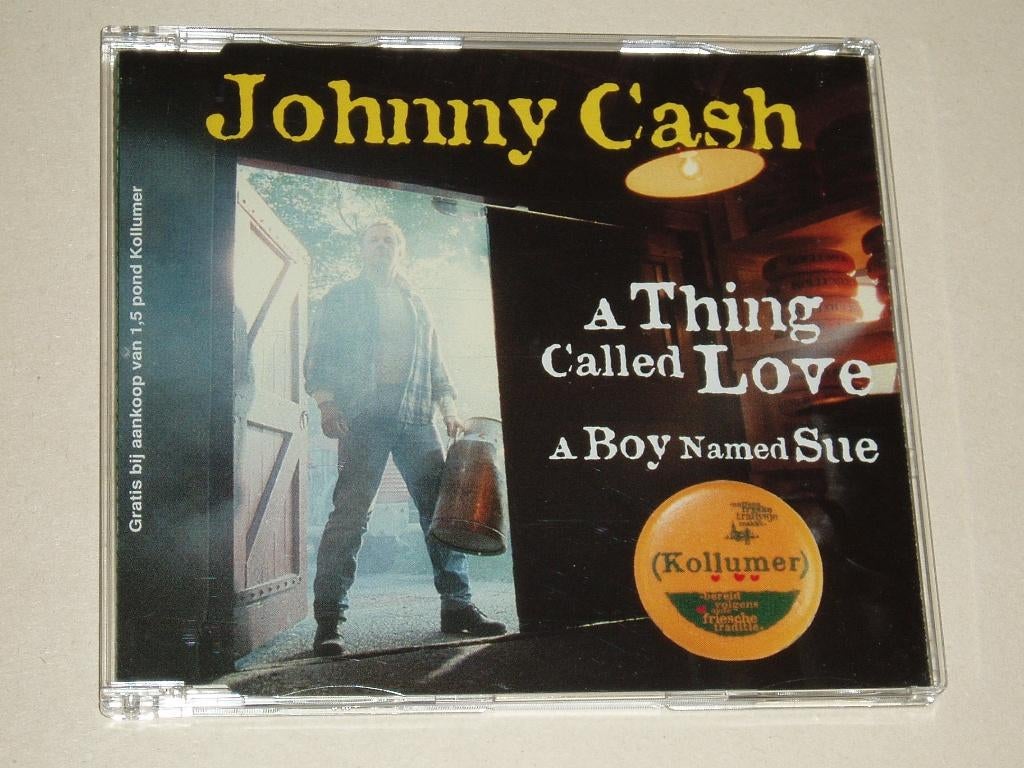 cd single Johnny Cash A thing called love / A boy named Sue, Verzenden, Gebruikt, Pop