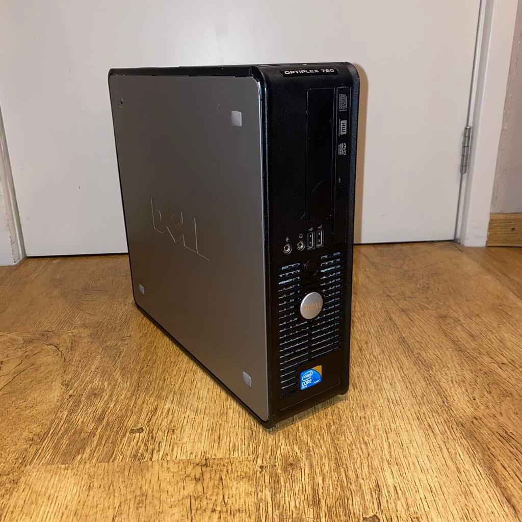 Dell Optiplex 760 Quad-Core met windows 10, Gebruikt, HDD, 2 tot 3 Ghz, 8 GB